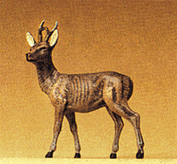 Preiser 47704 1/25 Wild Animal Figures Scale Roe Buck Standing