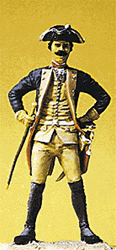 Preiser 54116 1/24 Prussian Army Circa 1756 7th Infantry 1/24 Scale Noncommissioned Officer of Musketeers