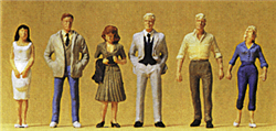 Preiser 68210 1/50 Scale Figures Passers-By Pkg 6