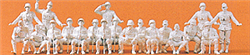 Preiser 72503 1/72 Military Former German Army WWII Unpainted Figures Soldiers Pkg 20