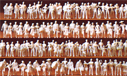 Preiser 79008 N Unpainted Figure Set Passengers Pkg 120