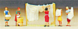 Preiser 79050 N People Working Women Hanging Wash