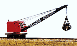 Railway Express 2041 N MOW Vehicles Burro Crane