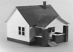 USE RIX5411203 Rix 203 HO One-Story House w/Side Porch Kit 3-1/2 x 3-7/8" 9 x 9.9cm 628-203