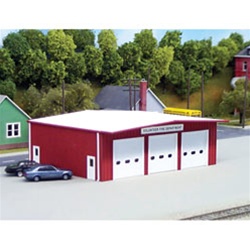 USE PKS192 Rix 5410192 HO Kit Fire Station Red