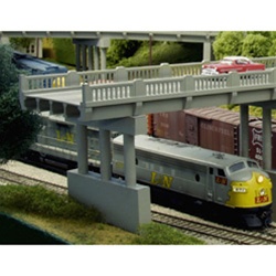 Rix 6280102 HO 50' Early Highway Overpass w/1 Pier