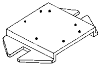 Rix 7 Rix Adjusto Pad For Mounting Switch Machines