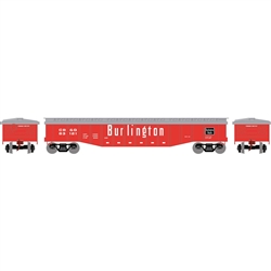 Roundhouse 82107 HO 50' Covered Gondola Burlington CB&Q #83121