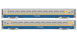 Rapido 108035 HO LRC Club Super Continental Line VIA Rail Canada No Number Canada Scheme