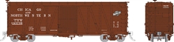 Rapido 142005 HO USRA Single Sheathed Boxcar 6/ Chicago & North Western