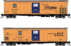 Rapido 156005 HO Santa Fe Class RR-56 Mechanical Reefer 4-Pack Santa Fe 2103 2104 2138 2139