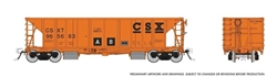 Rapido 158008A HO NSC Ballast Hopper CSX