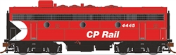 Rapido 223013 HO GMD F7B Standard DC Canadian Pacific 4427 Action Multimark 8" Stripes No Steam Generato