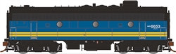 Rapido 223025 HO GMD F9B Standard DC Canadian National 6632 Stripe-Noodle Scheme