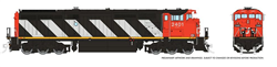 Rapido 540033 N GE Dash 8-40CM Standard DC Canadian National #2401  Stripes Scheme