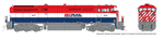 Rapido 540047 N GE Dash 8-40CM Standard DC British Columbia Railway #4617