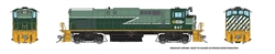 Rapido 33031 HO Montreal Locomotive Works M420 Standard DC British Columbia Railway #643 Lightning Stripe, Dogwood Logo