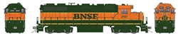 Rapido 38033 HO EMD GP38 Low Nose Standard DC Burlington Northern Santa Fe #2157