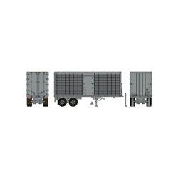 Rapido 403122 HO 26' Dry Trailer Silver Unlettered