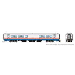 Rapido 525103 N RTL Turboliner Coach/Snack Bar Amtrak Phase III Early 183