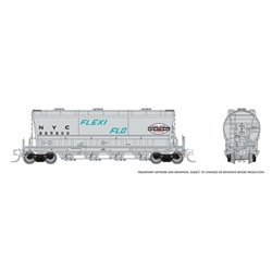 Rapido 533002 N Flexi Flo Hopper Early New York Central NYC As Delivered 6 Pack