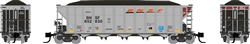 Rapido 538004 N AutoFlood III Rapid Discharge Coal Hopper 6-Pack BNSF Railway Unnumbered