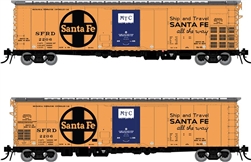 Rapido 561008 N RR-60 Mechanical Reefer Santa Fe 4/All The Way