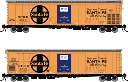 Rapido 561010 N RR-61 Mechanical Reefer Santa Fe 4/All The Way