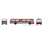 Rapido Trains Inc 573006 N 1959-1986 GM New Look-Fishbowl Bus with Working Headlights Assembled Toronto