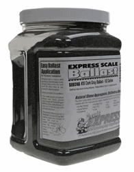 Scenic Express SE0246 O Natural Stone Ballast #30 for HO & O Scale Dark Gray 1/2 Gallon