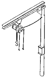 Stewart Products 214 HO I-Beam Crane Hoist Kit