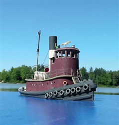 Sylvan Scale HO1027 HO 81' Railroad Tug Boat Resin Kit Unpainted