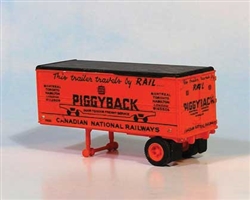 Sylvan Scale T011 HO CN Piggyback Trailer