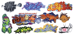 T2 Decals NSGRAF027 N Graffiti Decals Set #27