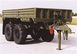 Trident 81013 HO Military Modern US Army/NATO Trailers M1095 MTV 2-Axle Flatbed Composite Kit