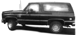 Trident 90001S HO Chevrolet Blazer Trucks Black