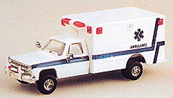 Trident 90044 HO Military United States Air Force Modern Light Trucks Chevrolet Pickup Cab Ambulance