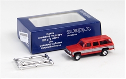 Trident 900591 HO Chevrolet Suburban Trucks Two-Tone Red