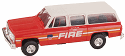 Trident 90064A HO Chevrolet Suburban Emergency Fire Vehicles Fire Department of New York