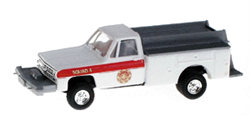 Trident 901631 HO Brush Off-Road Fire Pumper Emergency Fire Vehicles Squad 4 Stripe Gold Lettering