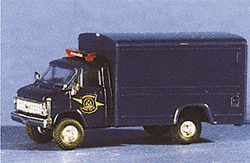 Trident 90178 HO Chevrolet 1-Ton Delivery Van Emergency Police Vehicles Michigan State Police