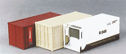 Trident 90186 HO 20' Container Set 2 Box Vans USAR 1 Reefer Unit Trans Ocean TOLU