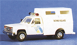 Trident 90188 HO Chevrolet 1-Ton Personnel Van Emergency Police New Jersey State Police Technical Response Bureau Bomb Unit