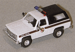 Trident 90207 HO Chevrolet Blazer Emergency Police Vehicles Maryland State Police