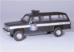 Trident 90228 HO Chevrolet Suburban Emergency Police Vehicles Wisconsin State Patrol State Trooper