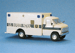 Trident 90239 HO Chevrolet 1-Ton Box Van Emergency Vehicle US Dept of Homeland Security Border Patrol