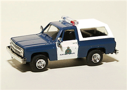 Trident 90308 HO Chevrolet Blazer Emergency Police Vehicles Royal Canadian Mounted Police