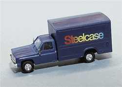 Trident 90346 HO Chevrolet Pickup with Box Body Steelcase Van Lines