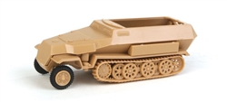 Trident 90394 HO Sdkfz 251 Series Half-Track German Army Kit 1 Model C Armored Personnel Carrier