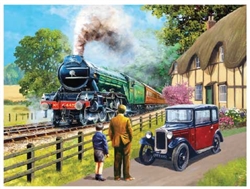 Train Enthusiast 13713 The Flying Scotsman Puzzle 1000 Pieces 20 x 27"